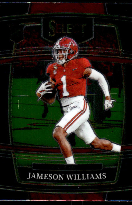 Jameson Williams 2022 Panini Select Draft Picks Retail Base Front of Card