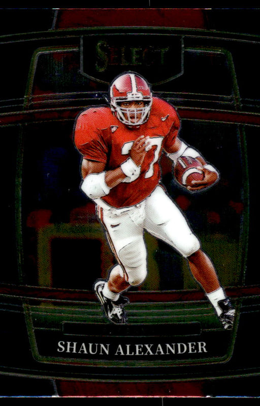 Shaun Alexander 2022 Panini Select Draft Picks Retail Base Front of Card