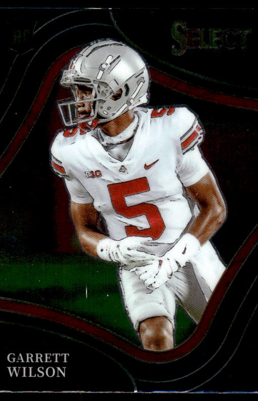 Garrett Wilson 2022 Panini Select Draft Picks Retail Base Front of Card