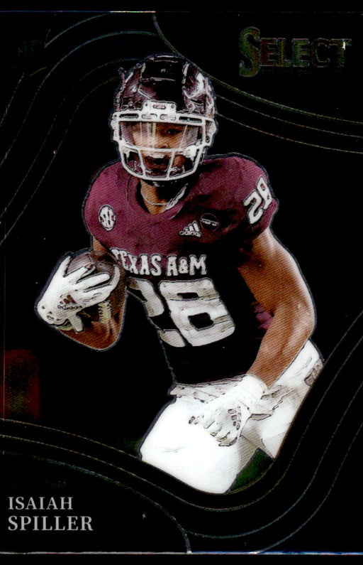 Isaiah Spiller 2022 Panini Select Draft Picks Retail Base Front of Card