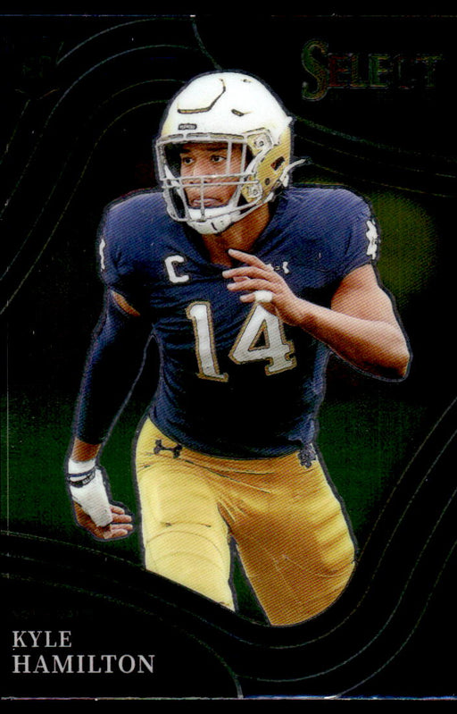 Kyle Hamilton 2022 Panini Select Draft Picks Retail Base Front of Card