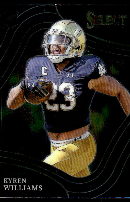 Kyren Williams 2022 Panini Select Draft Picks Retail Base Front of Card