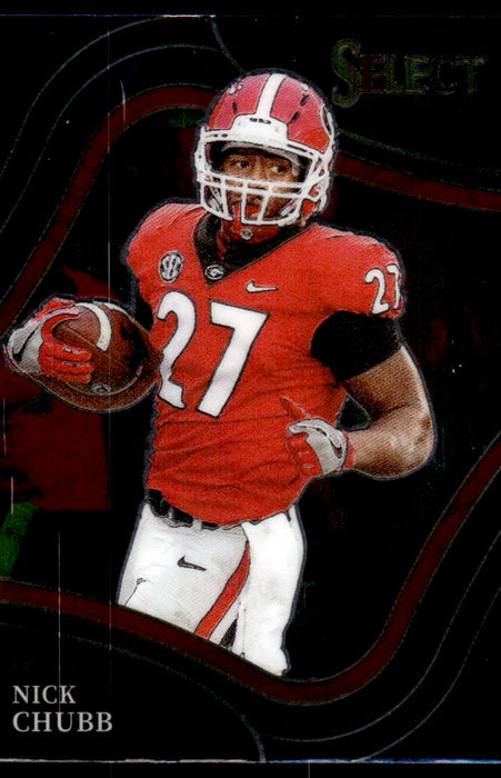 Nick Chubb 2022 Panini Select Draft Picks Retail Base Front of Card