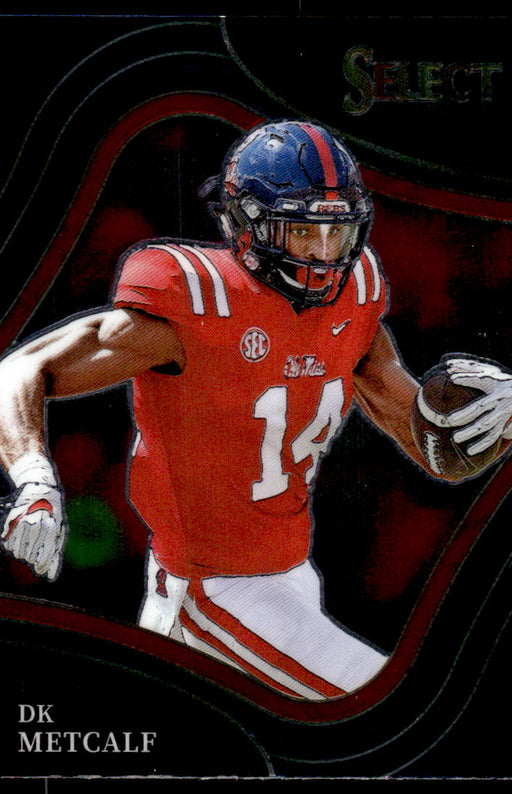 DK Metcalf 2022 Panini Select Draft Picks Retail Base Front of Card