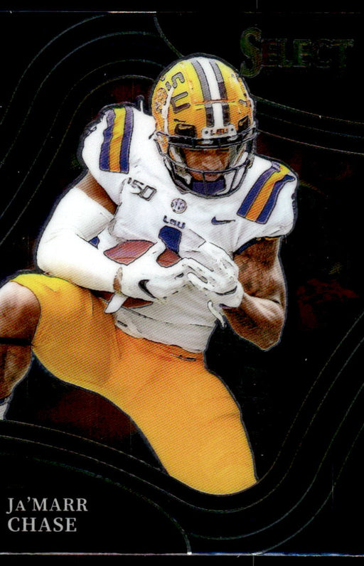 Ja'Marr Chase 2022 Panini Select Draft Picks Retail Base Front of Card