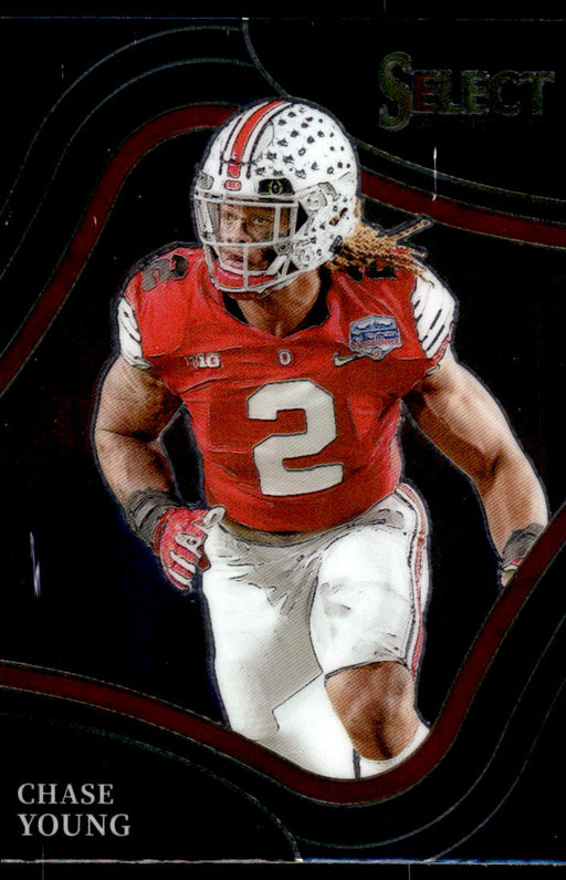 Chase Young 2022 Panini Select Draft Picks Retail Base Front of Card