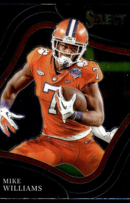 Mike Williams 2022 Panini Select Draft Picks Retail Base Front of Card