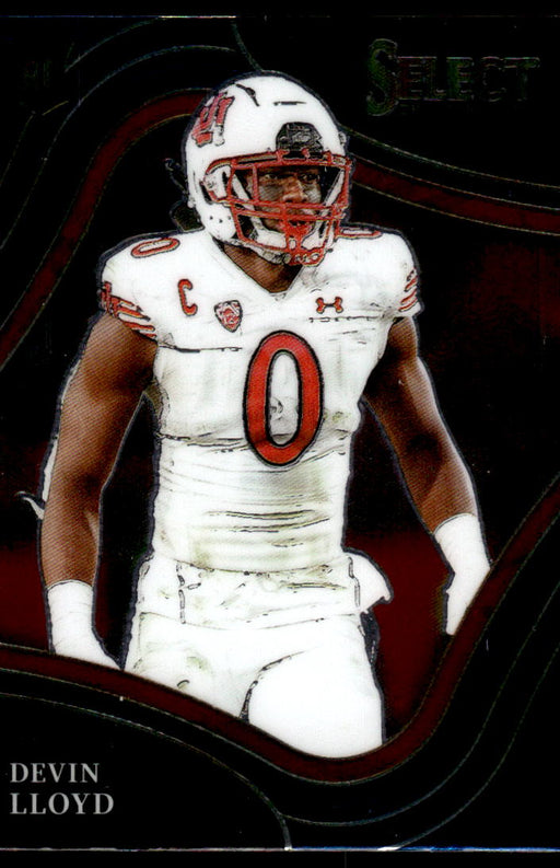 Devin Lloyd 2022 Panini Select Draft Picks Retail Base Front of Card