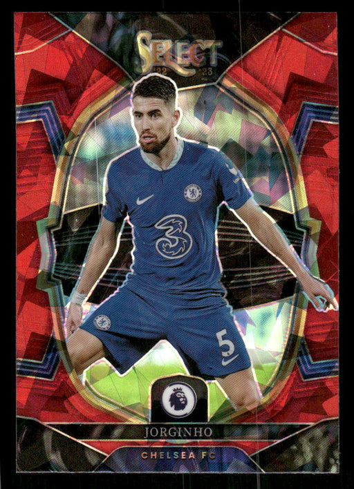 Jorginho 2022-23 Panini Select Premier League Red Ice Front of Card