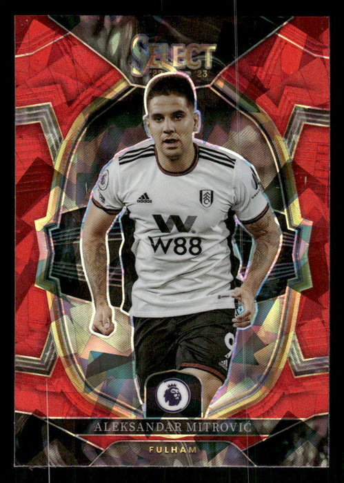 Aleksandar Mitrovic 2022-23 Panini Select Premier League Red Ice Front of Card