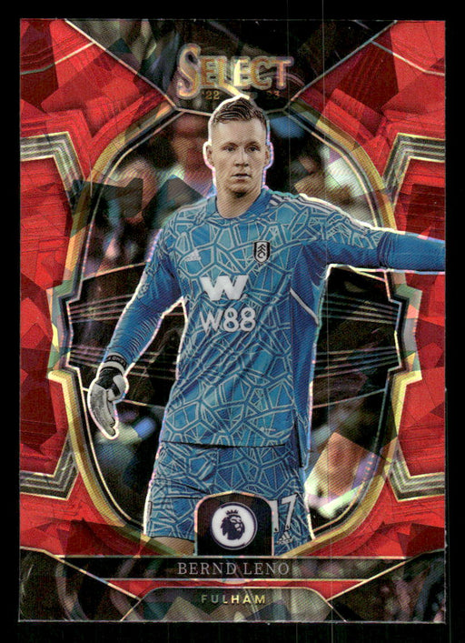 Bernd Leno 2022-23 Panini Select Premier League Red Ice Front of Card