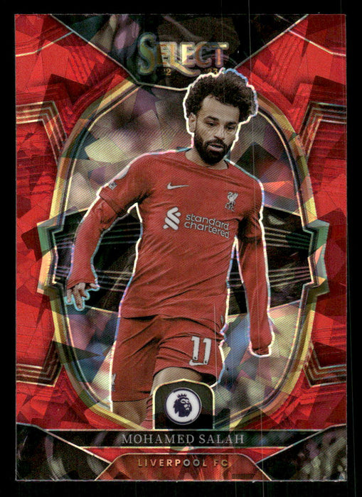 Mohamed Salah 2022-23 Panini Select Premier League Red Ice Front of Card