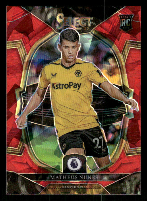 Matheus Nunes 2022-23 Panini Select Premier League Red Ice Front of Card