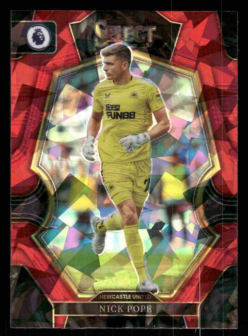 Nick Pope 2022-23 Panini Select Premier League Red Ice Front of Card