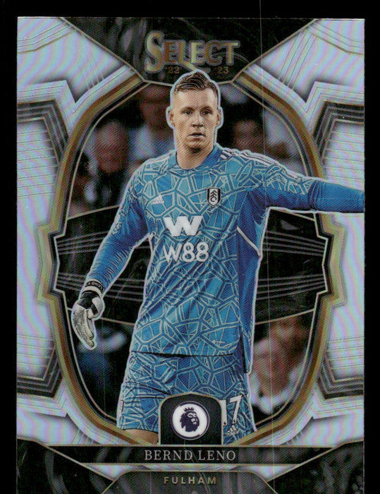 Bernd Leno 2022-23 Panini Select Premier League Silver Front of Card