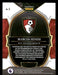 Marcos Senesi 2022-23 Panini Select Premier League Base Back of Card