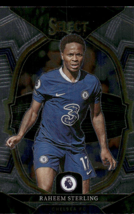 Raheem Sterling 2022-23 Panini Select Premier League Base Front of Card