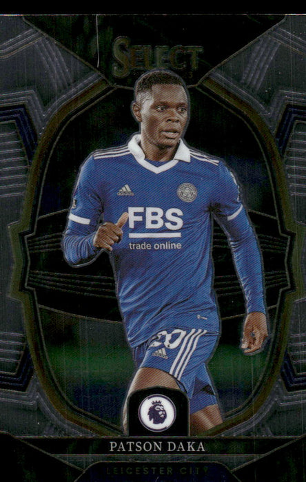 Patson Daka 2022-23 Panini Select Premier League Base Front of Card