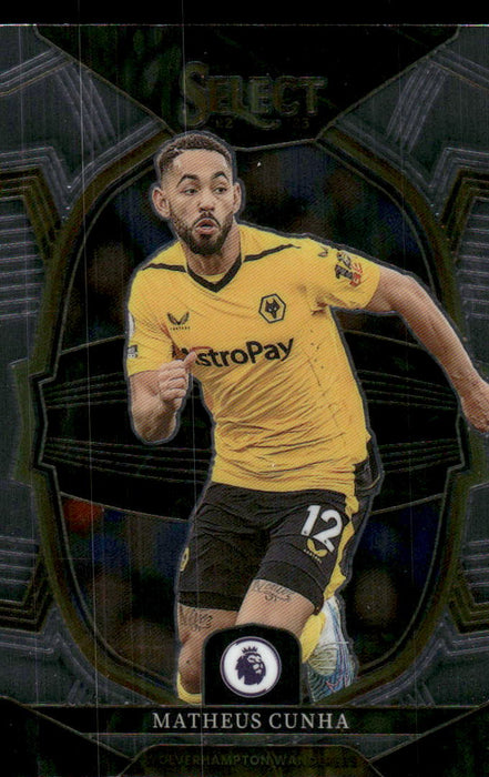 Matheus Cunha 2022-23 Panini Select Premier League Base Front of Card