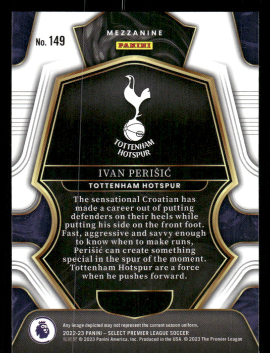 Ivan Perisic 2022-23 Panini Select Premier League Base Back of Card