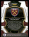 Michail Antonio 2022-23 Panini Select Premier League Base Back of Card