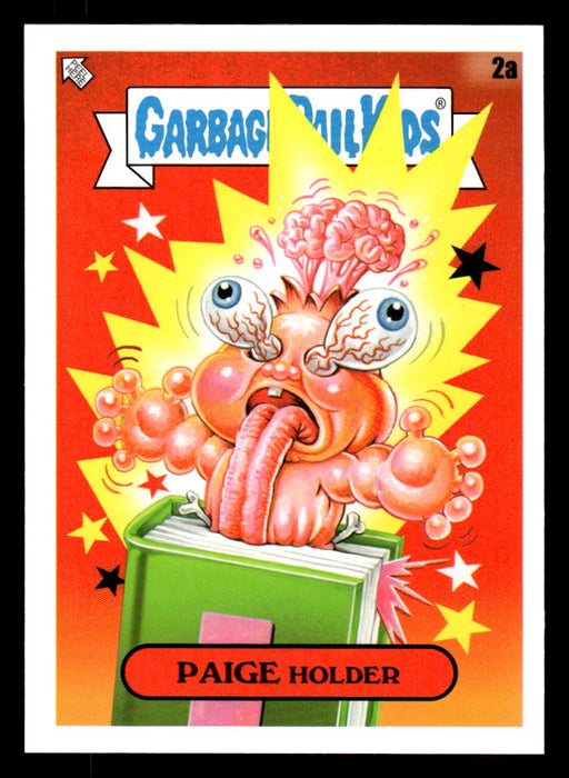 PAIGE Holder 2022 Topps Garbage Pail Kids Bookworms Base Front of Card