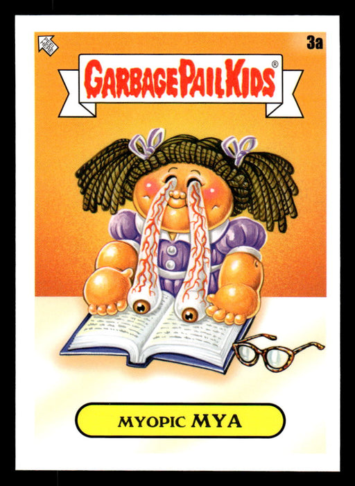 Myopic MYA 2022 Topps Garbage Pail Kids Bookworms Base Front of Card