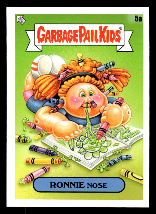 RONNIE Nose 2022 Topps Garbage Pail Kids Bookworms Base Front of Card