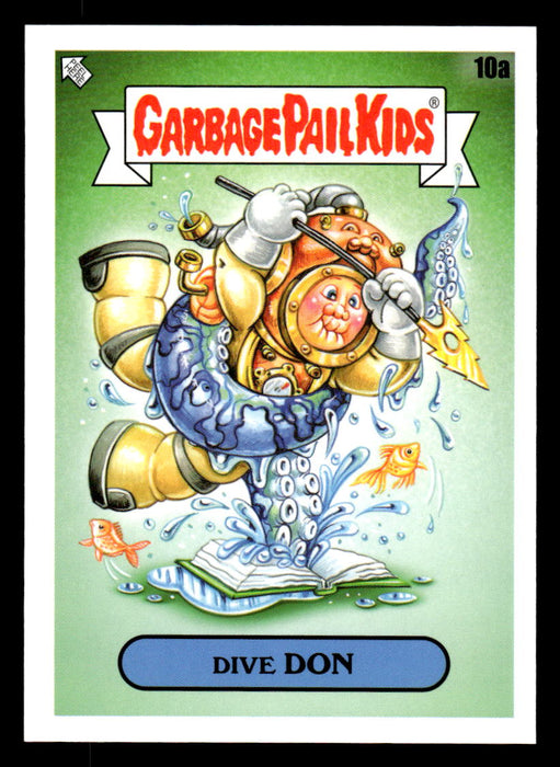 Dive DON 2022 Topps Garbage Pail Kids Bookworms Base Front of Card