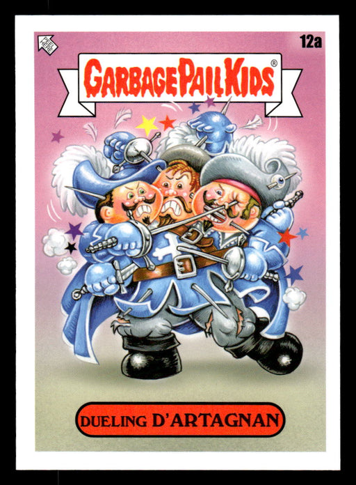 Dueling D'ARTAGNAN 2022 Topps Garbage Pail Kids Bookworms Base Front of Card