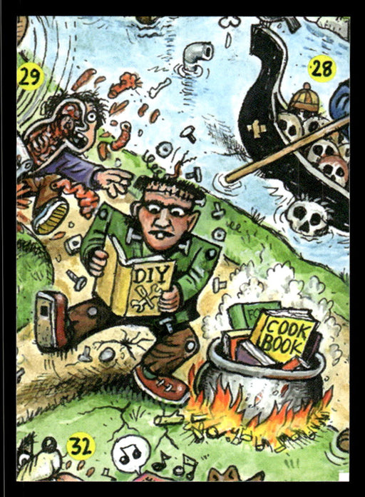 Shady CHARLOTTE 2022 Topps Garbage Pail Kids Bookworms Base Back of Card