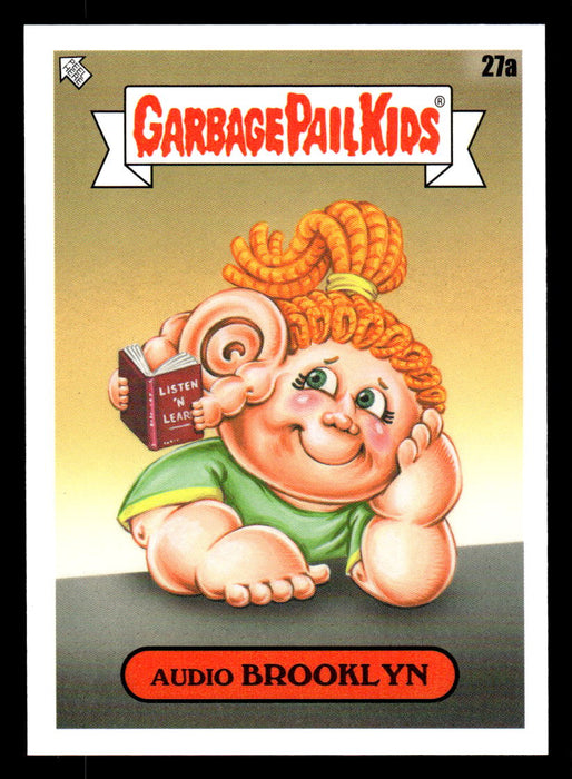 Audio BROOKLYN 2022 Topps Garbage Pail Kids Bookworms Base Front of Card