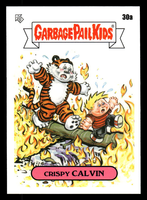 Crispy CALVIN 2022 Topps Garbage Pail Kids Bookworms Base Front of Card