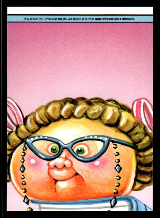 Hooligan HAROLD 2022 Topps Garbage Pail Kids Bookworms Base Back of Card