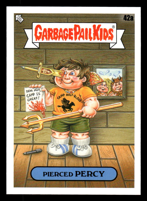 Pierced PERCY 2022 Topps Garbage Pail Kids Bookworms Base Front of Card