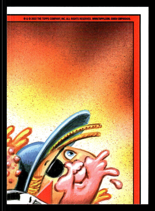 Shattered SHERLOCK 2022 Topps Garbage Pail Kids Bookworms Base Back of Card