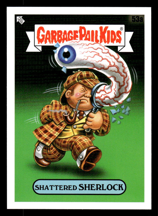 Shattered SHERLOCK 2022 Topps Garbage Pail Kids Bookworms Base Front of Card