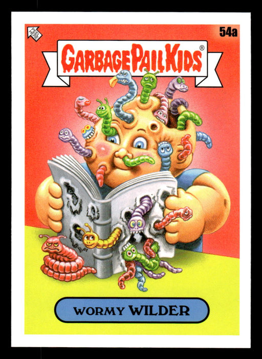 Wormy WILDER 2022 Topps Garbage Pail Kids Bookworms Base Front of Card