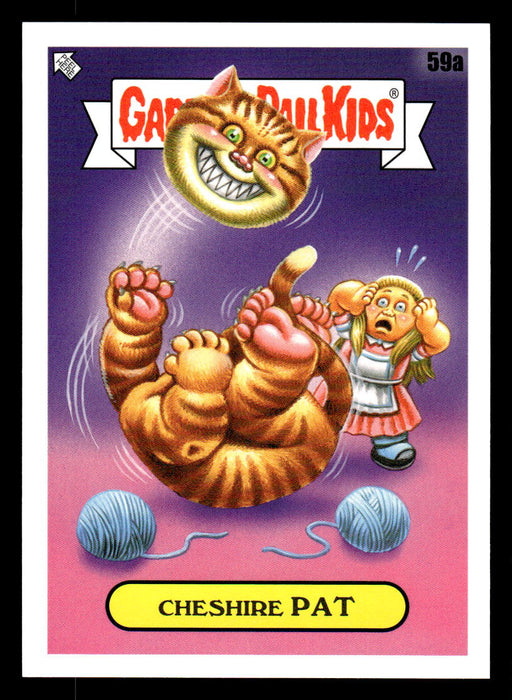 Cheshire PAT 2022 Topps Garbage Pail Kids Bookworms Base Front of Card