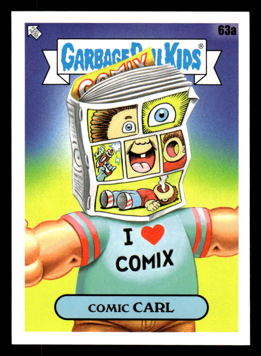 Comic CARL 2022 Topps Garbage Pail Kids Bookworms Base Front of Card