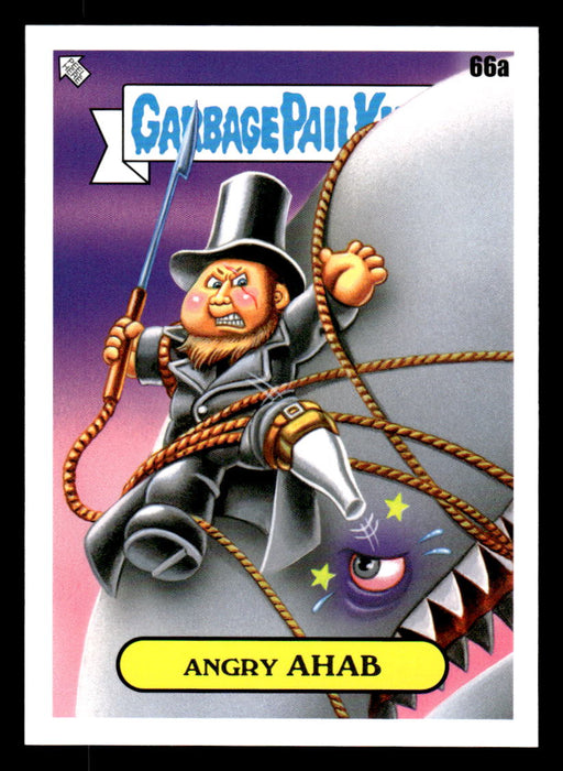 Angry AHAB 2022 Topps Garbage Pail Kids Bookworms Base Front of Card