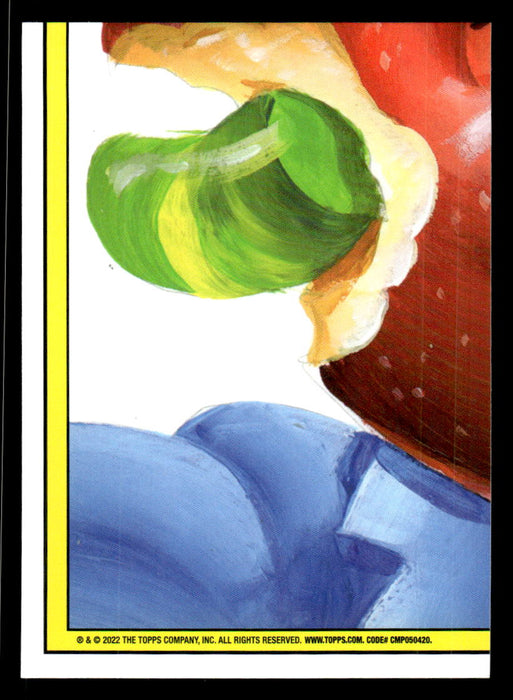 Book MARK 2022 Topps Garbage Pail Kids Bookworms Base Back of Card