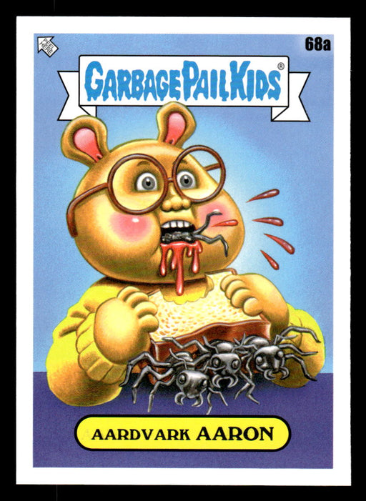 Aardvark AARON 2022 Topps Garbage Pail Kids Bookworms Base Front of Card