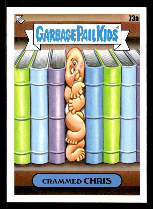 Crammed CHRIS 2022 Topps Garbage Pail Kids Bookworms Base Front of Card