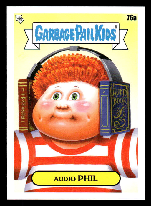 Audio PHIL 2022 Topps Garbage Pail Kids Bookworms Base Front of Card