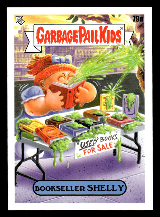 Bookseller SHELLY 2022 Topps Garbage Pail Kids Bookworms Base Front of Card