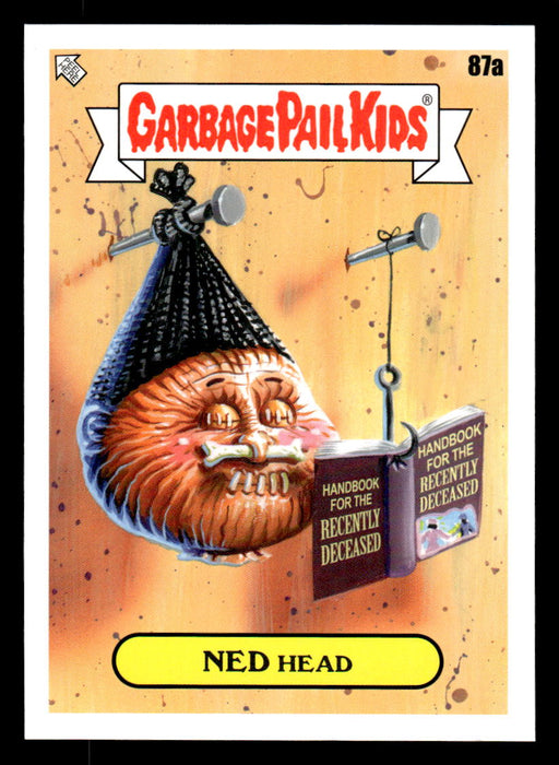 NED Head 2022 Topps Garbage Pail Kids Bookworms Base Front of Card