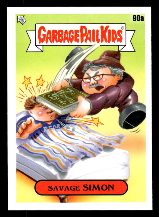 Savage SIMON 2022 Topps Garbage Pail Kids Bookworms Base Front of Card