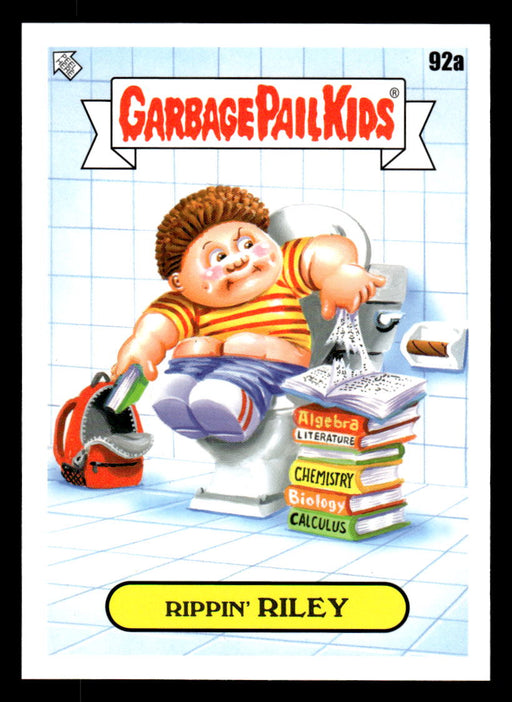 Rippin' RILEY 2022 Topps Garbage Pail Kids Bookworms Base Front of Card