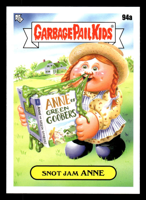 Snot Jam ANNE 2022 Topps Garbage Pail Kids Bookworms Base Front of Card